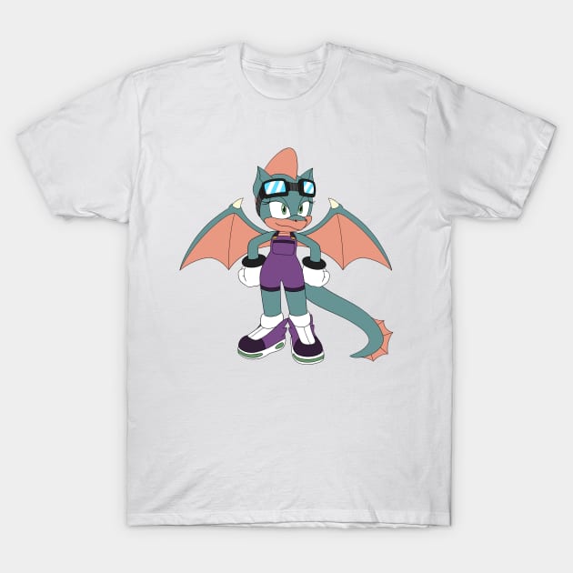 Ducly the Dragon T-Shirt by Firestorm Fox